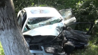 Oğuzda ağır qəza - Xəsarət alanlar var 