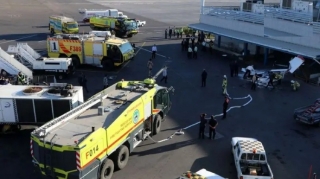 Təbrizdə təyyarə qəzaya uğradı - FOTO 