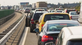 Sumqayıt-Bakı yolunda BÖYÜK TIXAC 