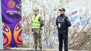III MDB Oyunları zamanı polis əməkdaşları fasiləsiz xidməti davam etdirir - FOTO - VİDEO