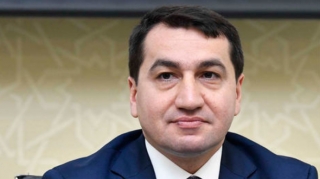 Hikmət Hacıyev İlham Əliyevi təbrik etdi - FOTO 