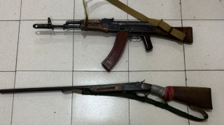 Şirvanda silah-sursat tapıldı - FOTO