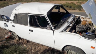 Daşkəsəndə avtomobil aşıb, xəsarət alanlar var  
