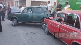 Kürdəmirdə zəncirvari qəza: xəsarət alanlar var   - FOTO