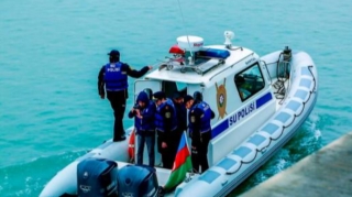 Su polisləri və ETSN dənizdə əməliyyat keçirdi  - VİDEO