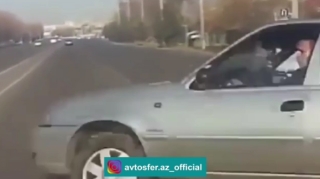 Özünü ölümə aparan sürücü:  dəhşətli qəza  - VİDEO