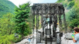 Kəlbəcərdə şəhərdaxili yollar yenidən qurulur - FOTO  - VİDEO