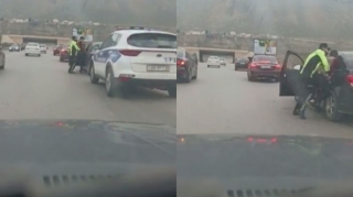 DYP əməkdaşı sürücüyə təzyiq göstərib? - AÇIQLAMA   - VİDEO