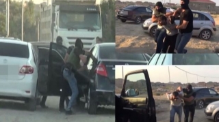 DTX əməliyyat zamanı 7 nəfəri avtomobildən belə "götürdü" - ANBAAN VİDEO 