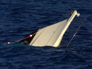 Gürcüstanda balıqçı gəmisi qəzaya uğrayıb