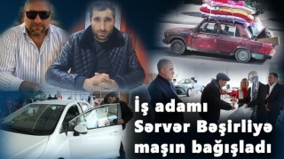 Sərvər Bəşirlinin yeni avtomobilinə nömrə verildi 