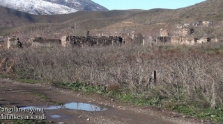 Zəngilan rayonunun Malatkeşin  kəndindən videogörüntülər  - VİDEO