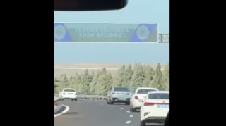 Türkmənistanda İlham Əliyevin şərəfinə xüsusi kortej - VİDEO 