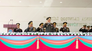 Daxili Qoşunlarının Ali Hərbi Məktəbində növbəti buraxılış olub  - FOTO - VİDEO