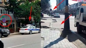 Dayanma-durma qaydasını pozub  "obedə" getdilər - Evakuator və yol polisləri