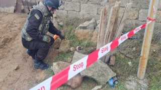 Bakıda sursat aşkarlandı - VİDEO 