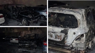 İsinmək üçün tonqal qalayan şəxs avtoservisi yandırdı – 5 avtomobil kül oldu - VİDEO 