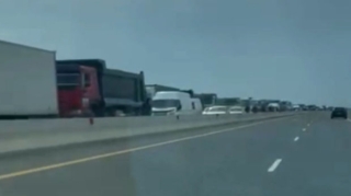 Bakı-Astara yolunda tıxac - VİDEO 