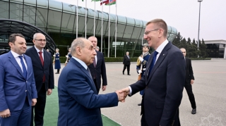 Latviya Prezidentinin Azərbaycana səfəri başa çatdı - FOTOLAR 