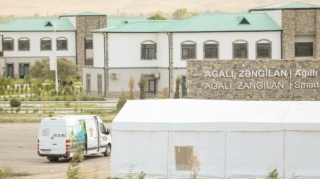 Ağalıda çadır tipli kəsim məntəqəsi fəaliyyətə başlayıb  - FOTO