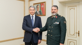 Nazir Vilayət Eyvazov İranın Narkotiklərlə Mübarizə Polisinin rəisini qəbul edib - FOTO