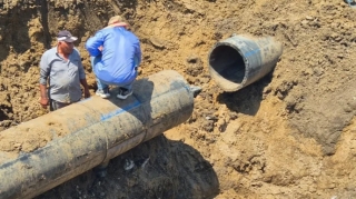 Kürdəmirdə su borusu partladı: Altı kənd susuz qaldı 