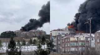 Abşeronda yaşayış binasındakı güclü yanğının başlamasının ilkin səbəbi bilindi - YENİLƏNİB  - FOTO - VİDEO