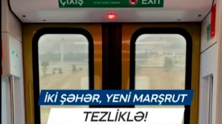 ADY daha bir regionlararası dəmir yolu marşrutunu istifadəyə verəcək - VİDEO