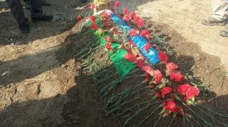 Bərdədə həlak olan 7 yaşlı Aysu dəfn olunub  - FOTO