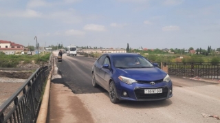 Qubada qəzalı vəziyyətə düşən körpü bərpa olundu   - FOTO
