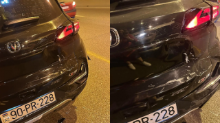 “Changan Azərbaycan”  qəzaya düşən avtomobil üçün 5 aydır detalları gətirib çıxara bilmir  - FOTO