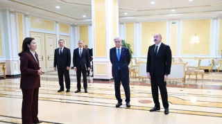 “Orta dəhlizin inkişafı” birgə layihəsi təqdim edildi - FOTOLAR 