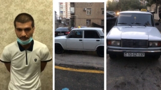 Narkotik vasitələrdən istifadə edən taksi sürücüsü saxlanıldı  - FOTO - VİDEO