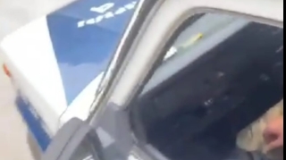 Ermənilərə məxsus polis avtomobili qənimət kimi ələ keçirilib  - VİDEO