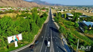 Qaraməryəm-Şəki yolunun Oğuz-Şəki hissəsi yenidən qurulur  - VİDEO - FOTO