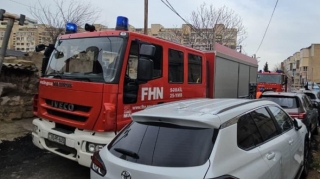 Xəzər rayonunda açıq ərazidə yanğın başladı 