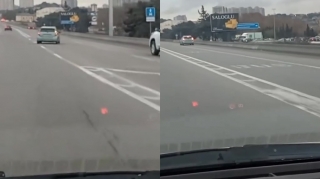 Bakı-Sumqayıt yolunda sürücülərin əksəriyyəti bu səhvi təkrarlayır - DİQQƏT! - VİDEO   