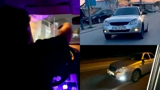 “Priora” ilə “avtoş”luq edən sürücü videolarını “TikTok”da paylaşdı   - VİDEO