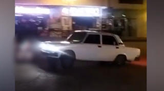Gəncədə avtoxuliqanlıq edən Vətən müharibəsi iştirakçısı həbs edildi  - FOTO - VİDEO