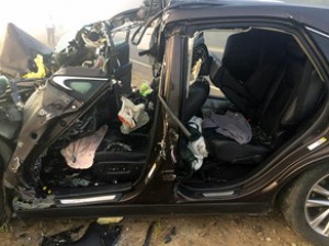 "Lexus" aşdı: 3 yaralı - Şəkidə