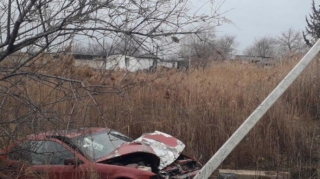 Kürdəmirdə avtomobil qəzası iki kəndi işıqsız qoydu  - FOTO