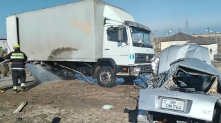 "Audi" "Mercedes"ə çırpıldı: 4 ölü, 1 yaralı   - FOTO - YENİLƏNİB