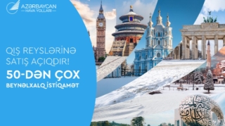 AZAL-ın payız-qış cədvəli - 50-dən çox istiqamət 