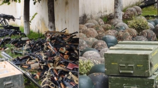 Qarabağda erməni qanunsuz silahlı birləşmələrinin silah-sursatlarının müsadirəsi davam edir  - FOTO
