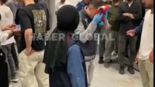 Türkiyə polisindən Azərbaycan bayrağına EHTİRAM   - VİDEO