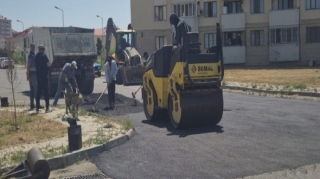 Bu ərazidə genişmiqyaslı asfaltlanma işləri həyata keçirilib - FOTO 