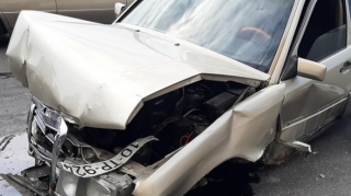 Abşeronda üç avtomobil toqquşdu, xəsarət alanlar var  - FOTO - VİDEO