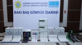 DGK Bakıda külli miqdarda aksizsiz siqaret aşkar edib - FOTO 