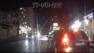 В Хырдалане водитель создал аварийную ситуацию - ВИДЕО 