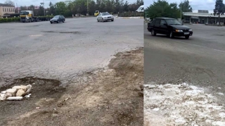 Sürücülərin kabusuna çevrilən  "DAİRƏ" - FOTOLAR 